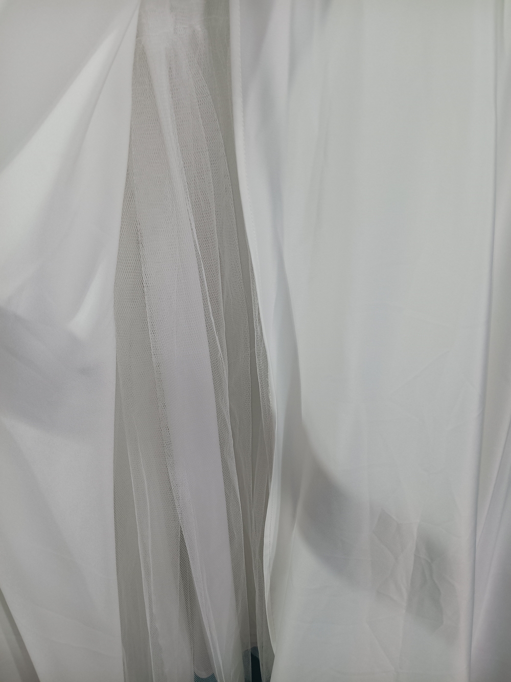 White Women's A-Line Dress - Picture 4 of 7